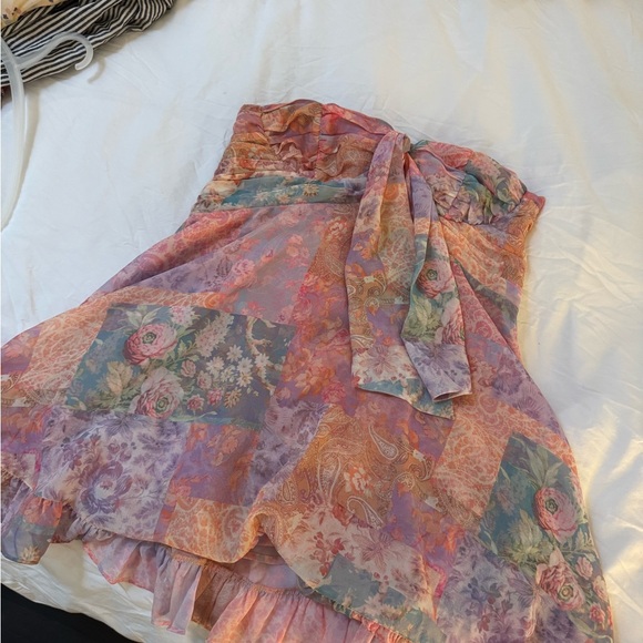 For Love And Lemons Teagan Strapless Mini Dress - Picture 2 of 3